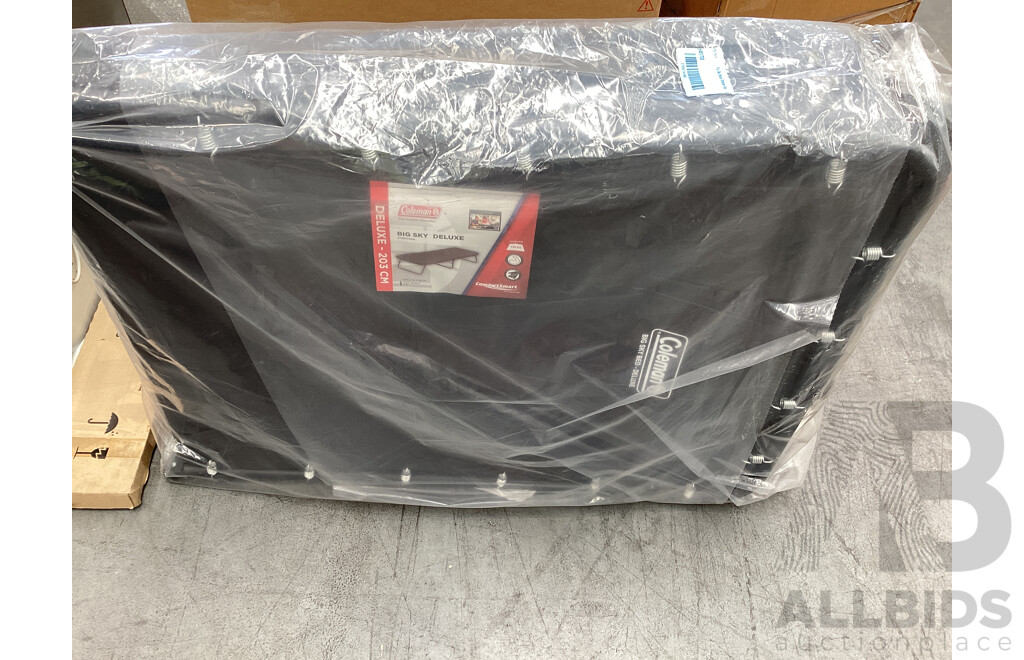 Coleman Big Sky Deluxe Stretcher Bed (1451708) - Black - ORP $189