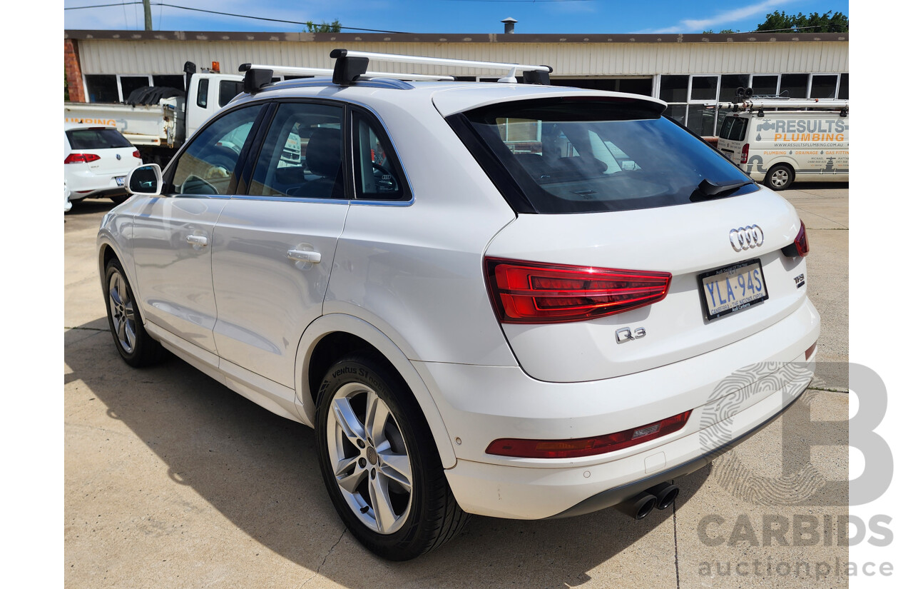 2/2016 Audi Q3 2.0 TFSI Sport Quattro (132kw) 8U MY16 4d Wagon White 2.0L