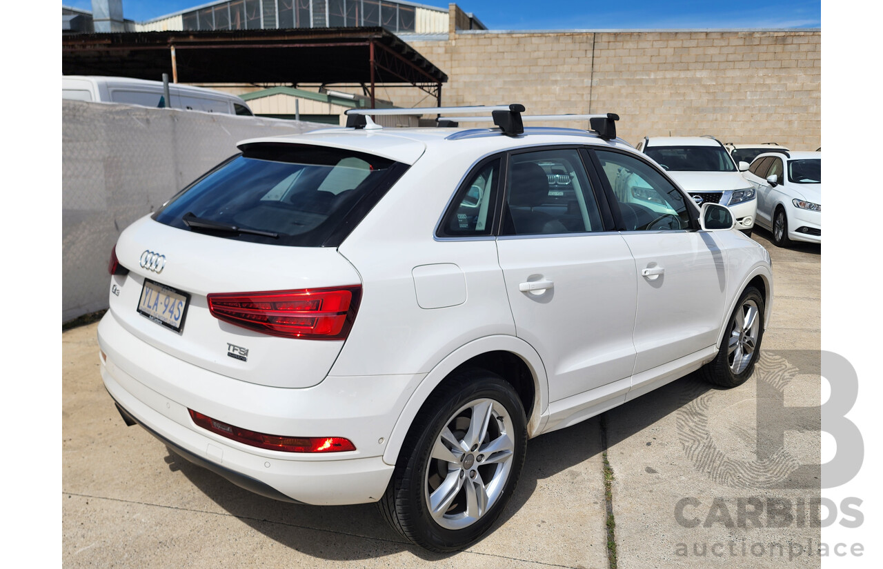 2/2016 Audi Q3 2.0 TFSI Sport Quattro (132kw) 8U MY16 4d Wagon White 2.0L
