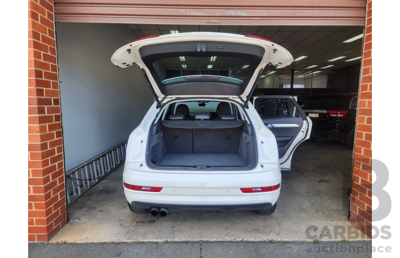 2/2016 Audi Q3 2.0 TFSI Sport Quattro (132kw) 8U MY16 4d Wagon White 2.0L