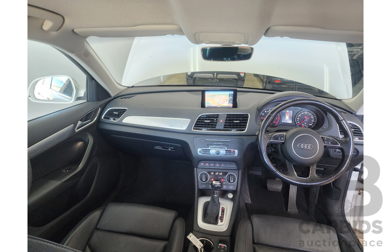 2/2016 Audi Q3 2.0 TFSI Sport Quattro (132kw) 8U MY16 4d Wagon White 2.0L