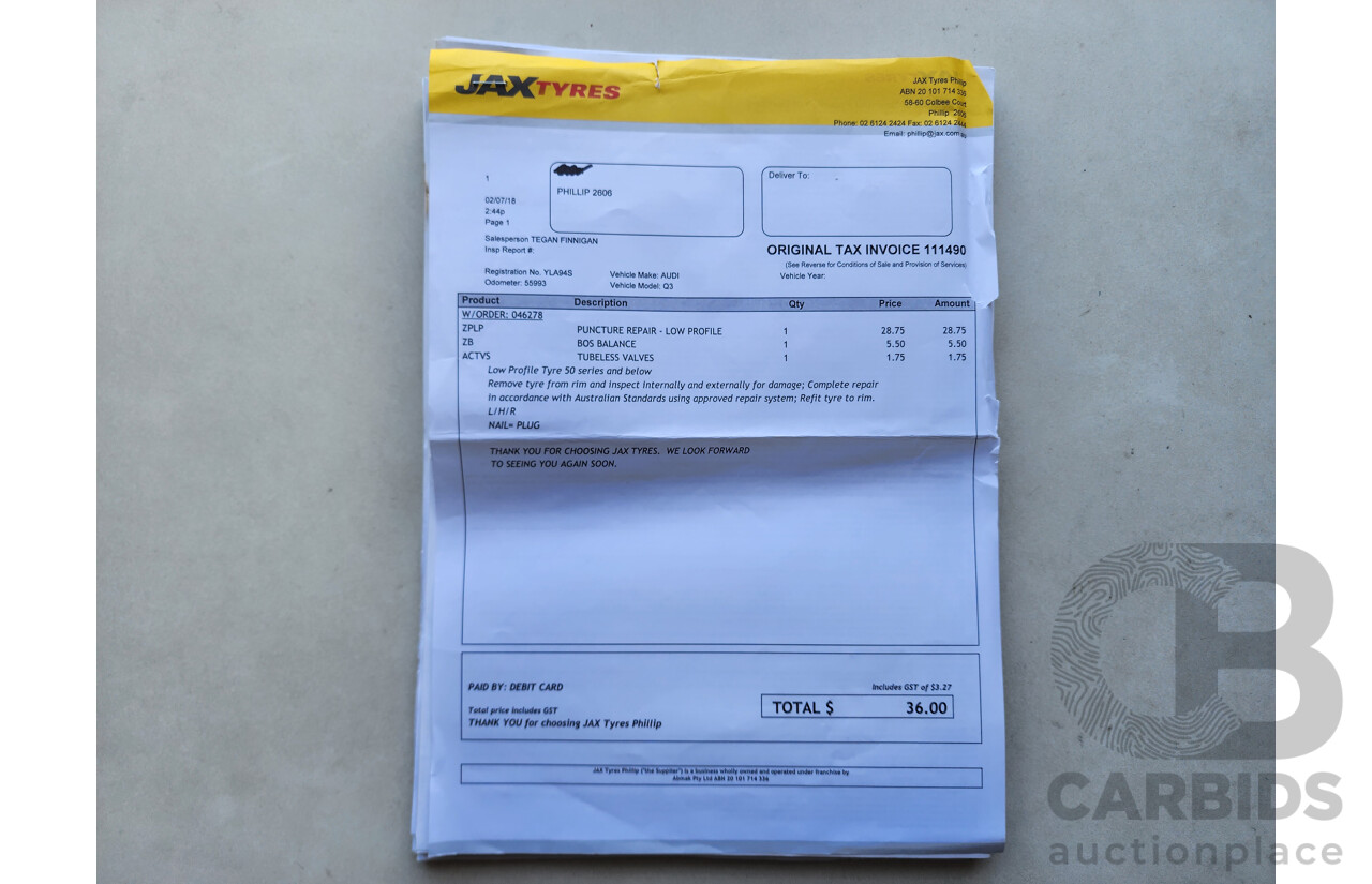 2/2016 Audi Q3 2.0 TFSI Sport Quattro (132kw) 8U MY16 4d Wagon White 2.0L