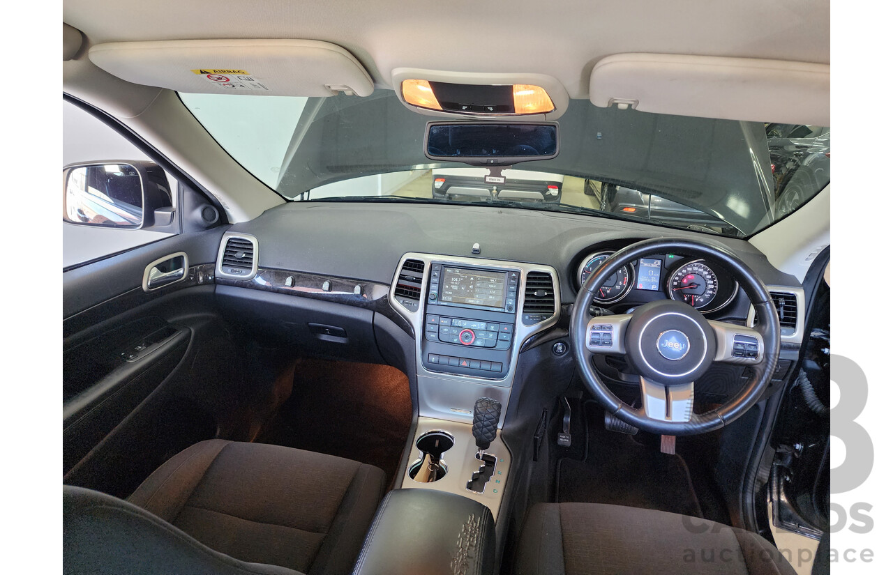 10/2012 Jeep Grand Cherokee Laredo (4x4) WK MY12 4d Wagon Black 3.0L