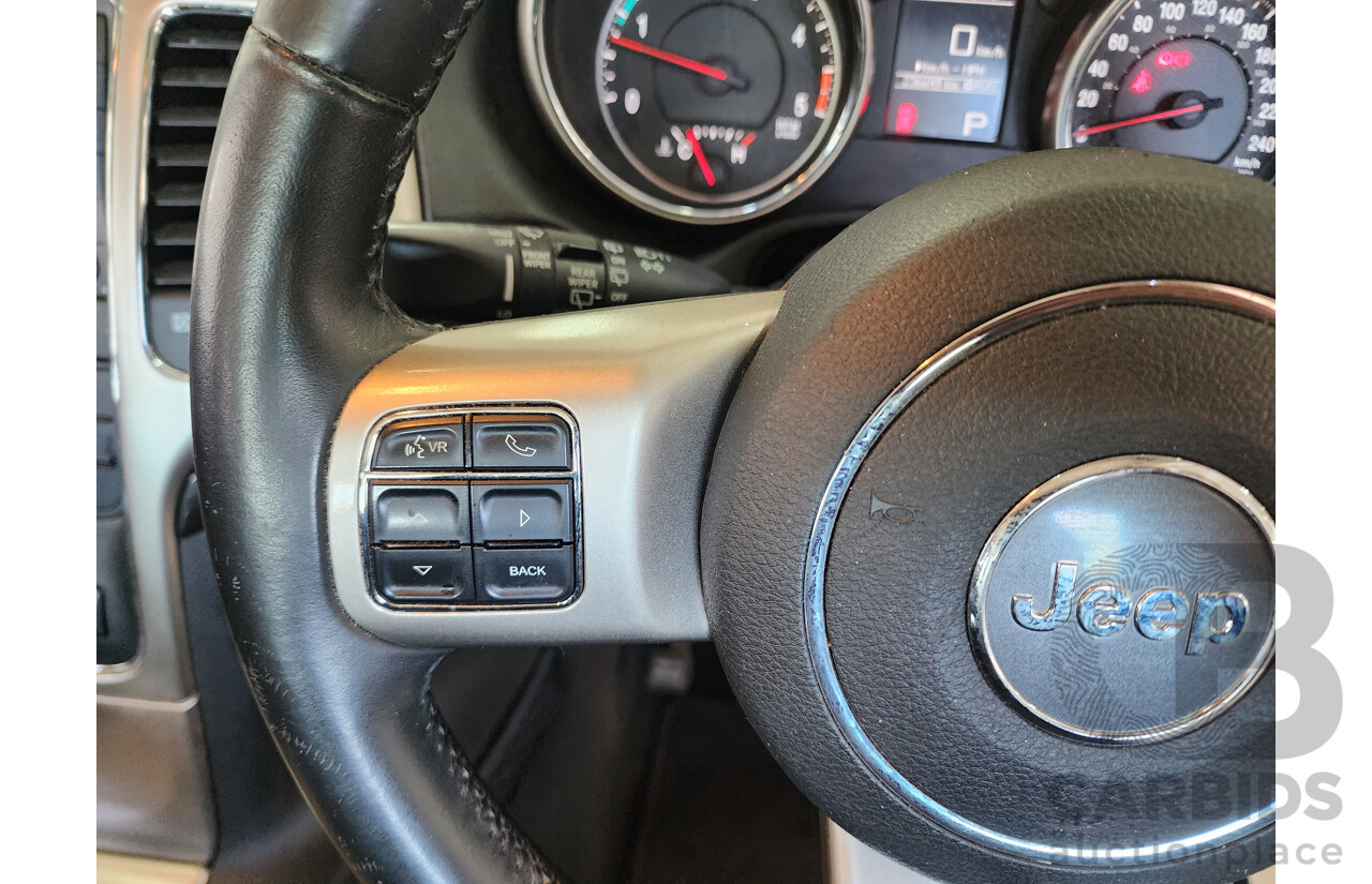 10/2012 Jeep Grand Cherokee Laredo (4x4) WK MY12 4d Wagon Black 3.0L