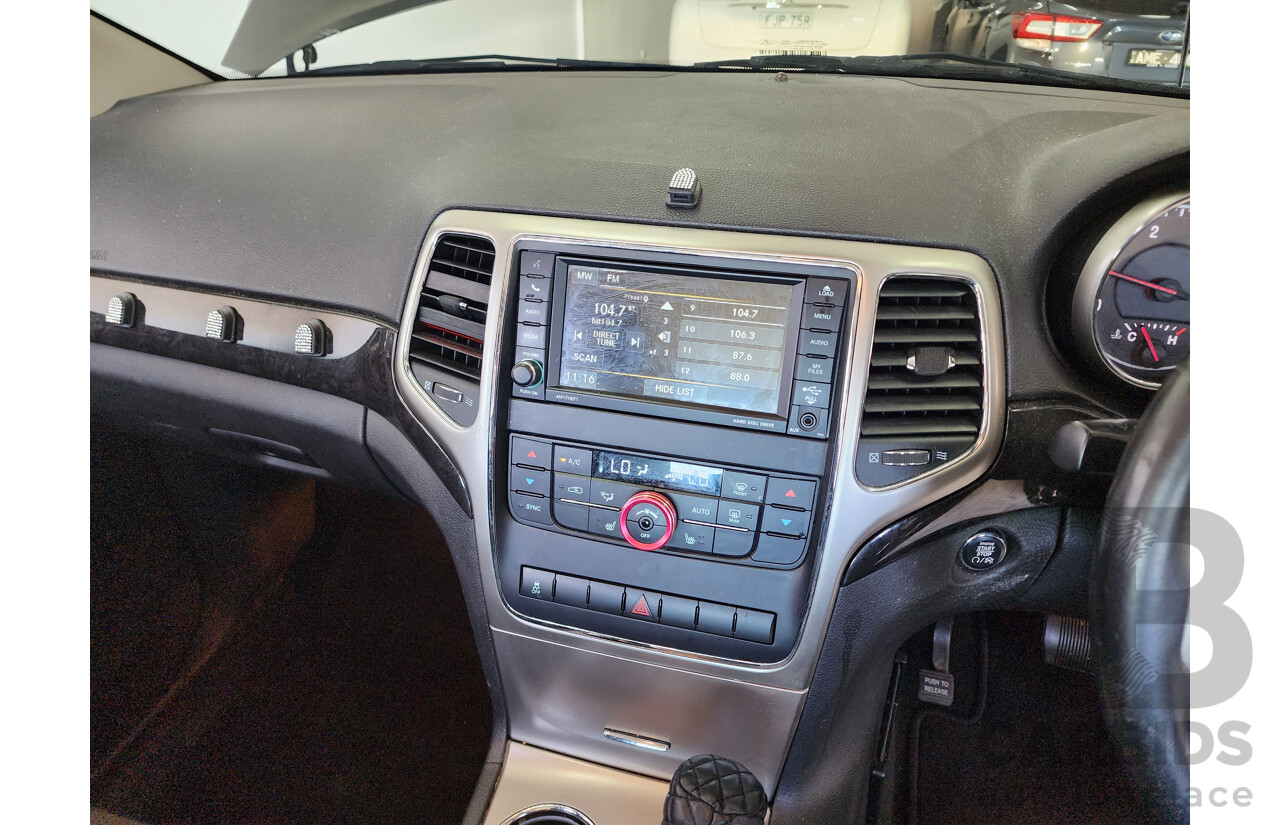 10/2012 Jeep Grand Cherokee Laredo (4x4) WK MY12 4d Wagon Black 3.0L