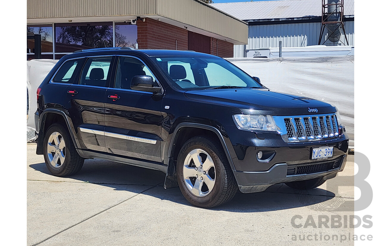 10/2012 Jeep Grand Cherokee Laredo (4x4) WK MY12 4d Wagon Black 3.0L