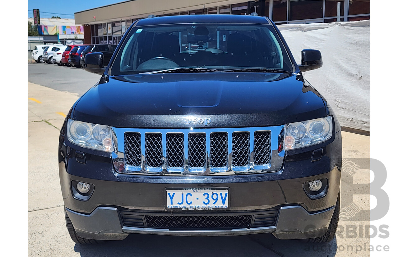 10/2012 Jeep Grand Cherokee Laredo (4x4) WK MY12 4d Wagon Black 3.0L