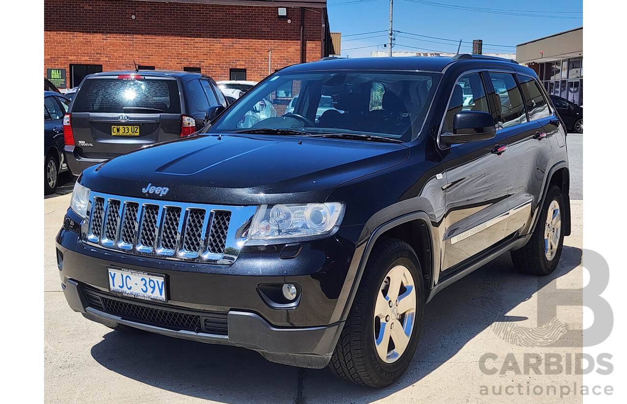 10/2012 Jeep Grand Cherokee Laredo (4x4) WK MY12 4d Wagon Black 3.0L