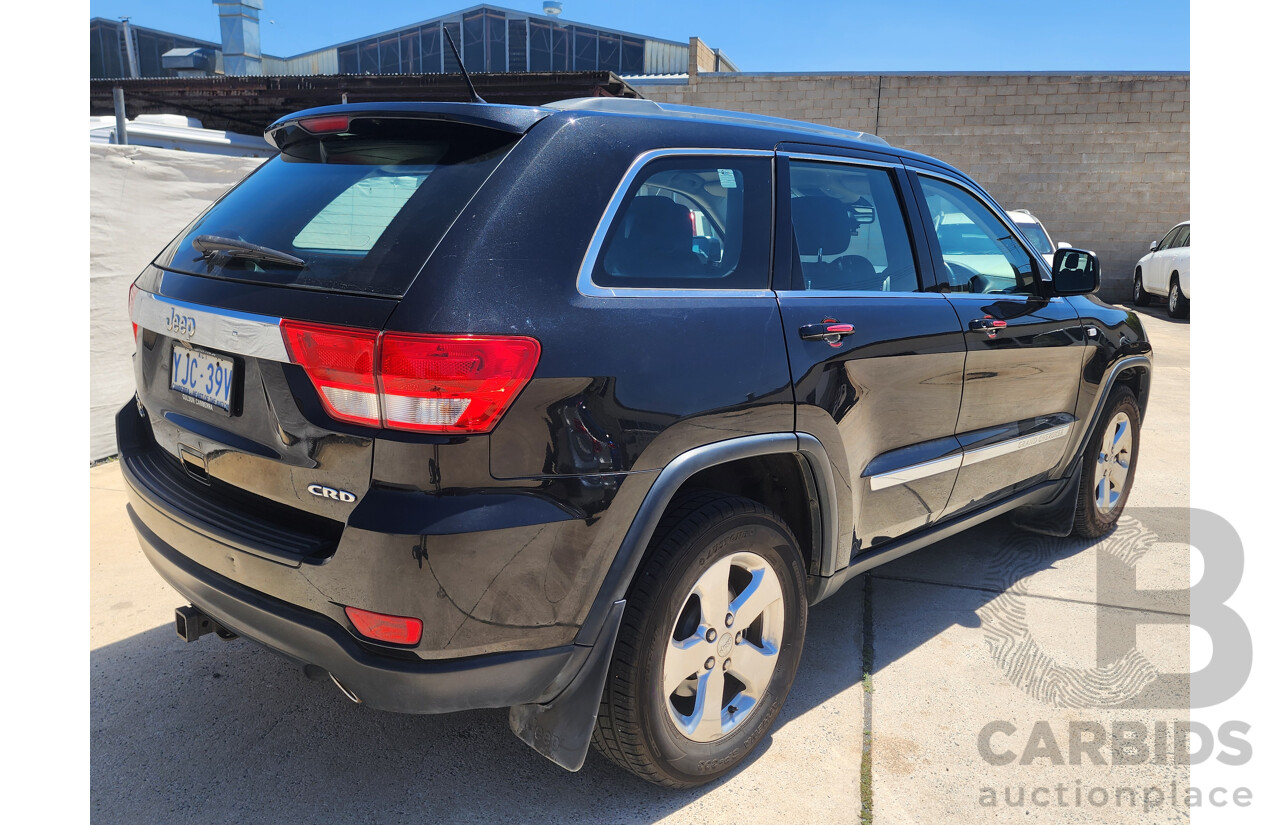 10/2012 Jeep Grand Cherokee Laredo (4x4) WK MY12 4d Wagon Black 3.0L