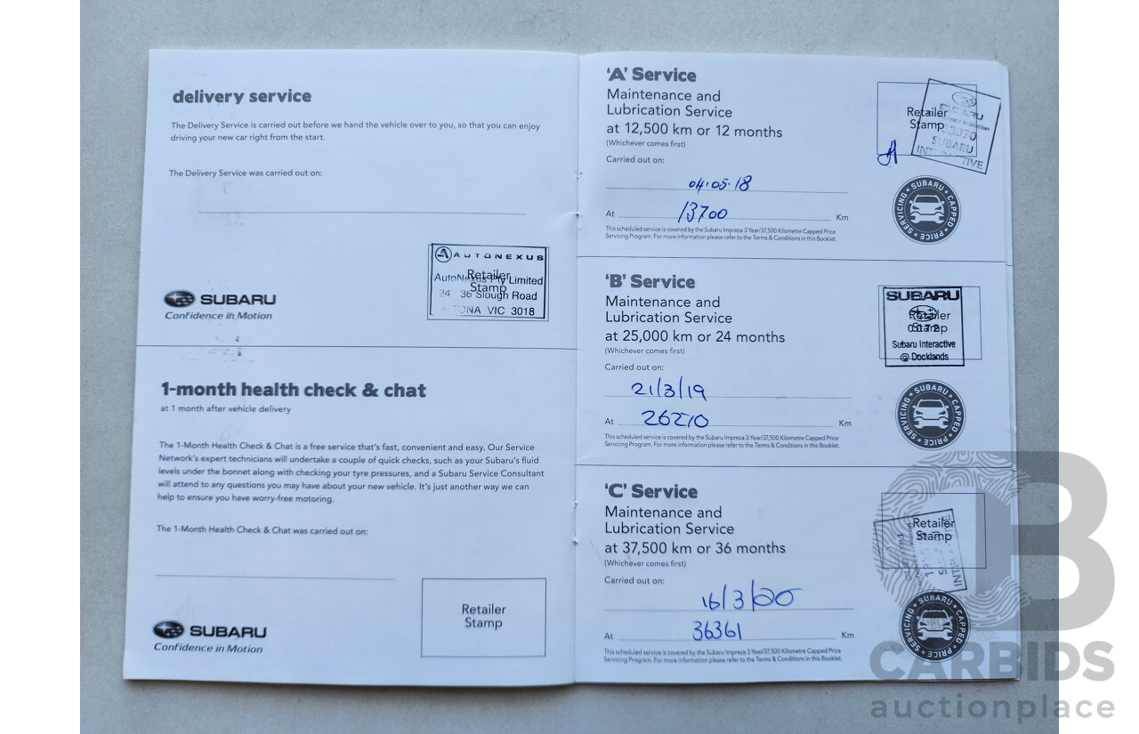 2/2017 Subaru Impreza 2.0i-L (awd) MY17 5d Hatchback Grey 2.0L