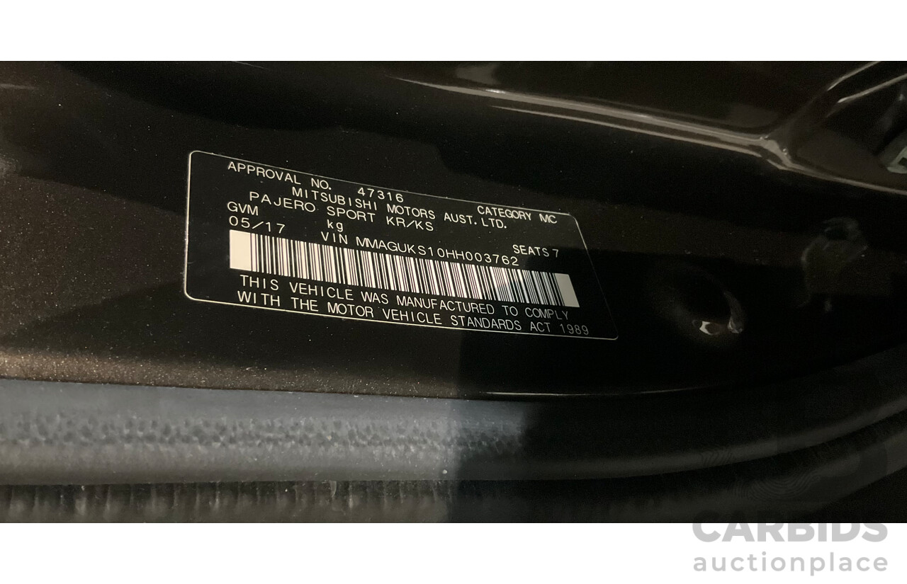 05/2017 Mitsubishi Pajero Sport Exceed (4x4) MY17 4d Wagon Deep Bronze Metallic Turbo Diesel 2.4L - 7 Seater