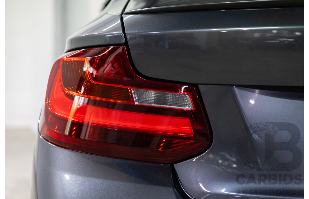 1/2015 BMW 220i M-Sport F22 2d Coupe Mineral Grey Metallic Turbo 2.0L