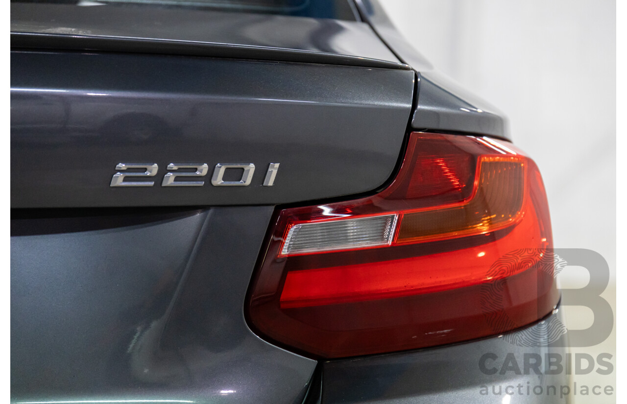 1/2015 BMW 220i M-Sport F22 2d Coupe Mineral Grey Metallic Turbo 2.0L