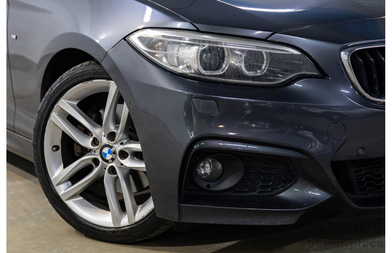 1/2015 BMW 220i M-Sport F22 2d Coupe Mineral Grey Metallic Turbo 2.0L