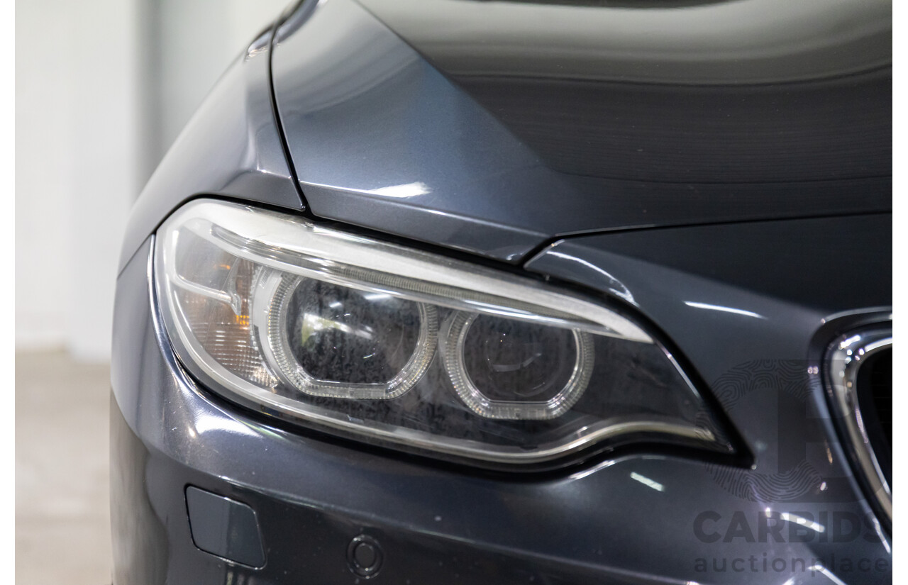 1/2015 BMW 220i M-Sport F22 2d Coupe Mineral Grey Metallic Turbo 2.0L