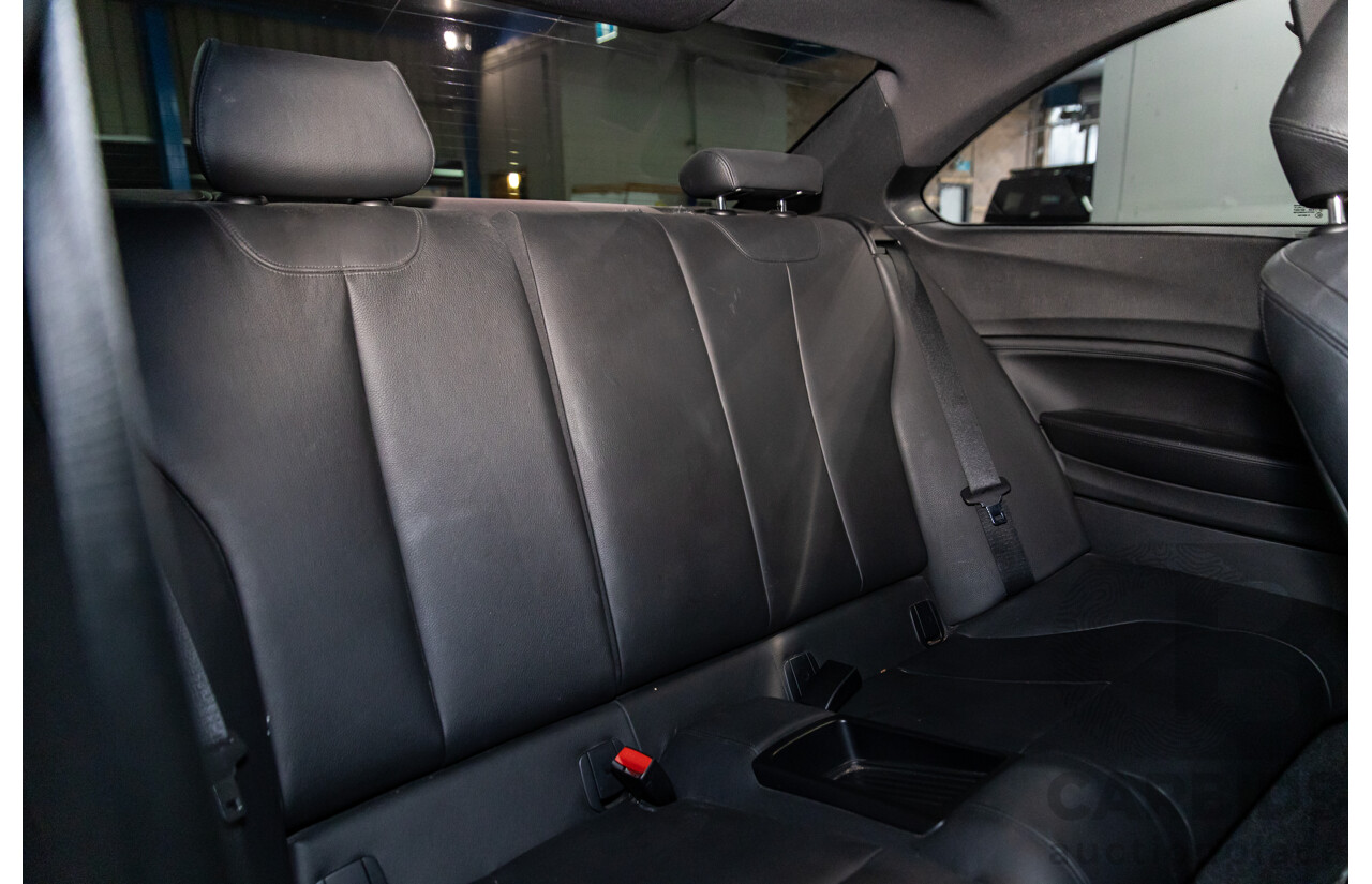 1/2015 BMW 220i M-Sport F22 2d Coupe Mineral Grey Metallic Turbo 2.0L