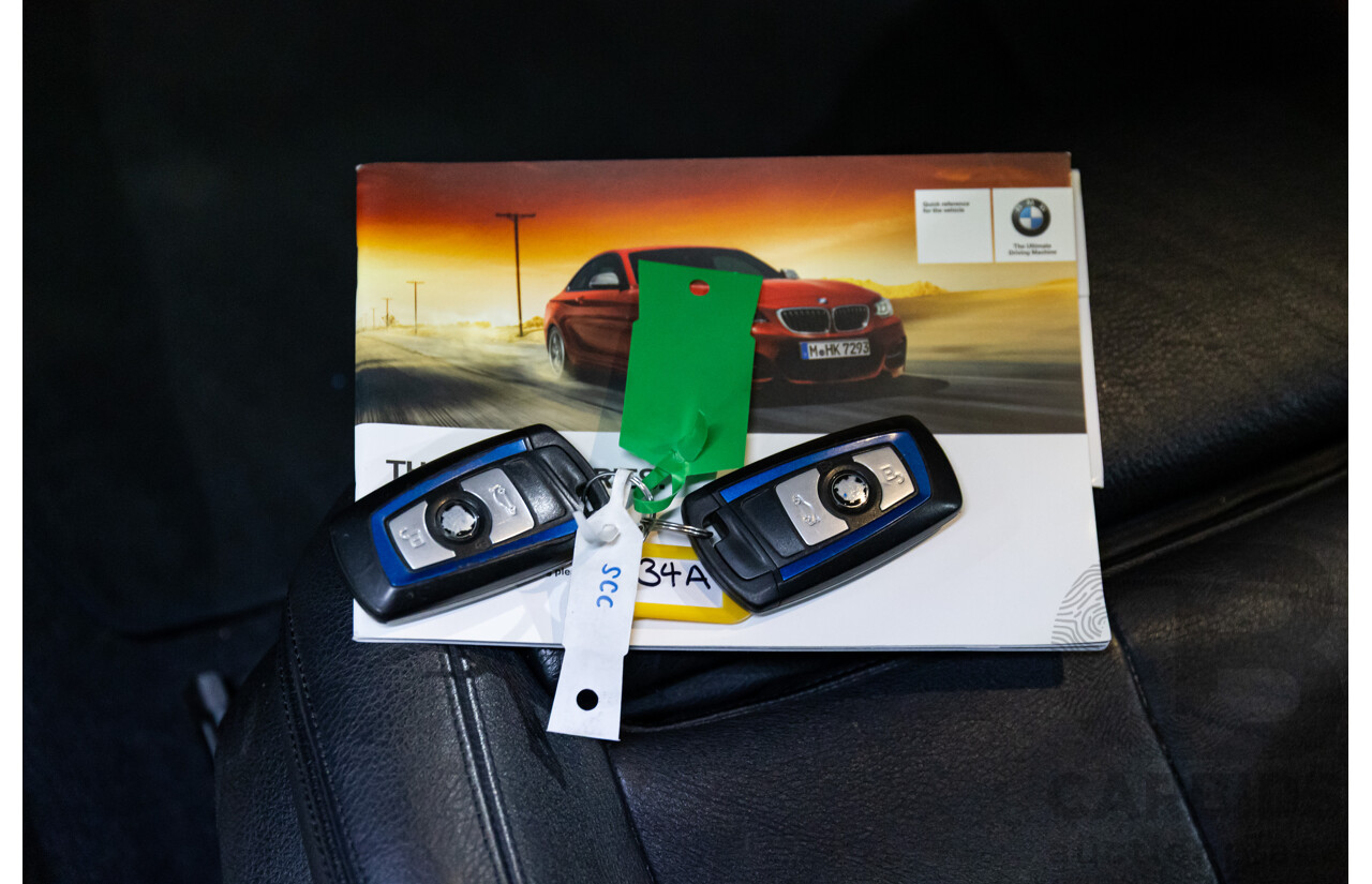 1/2015 BMW 220i M-Sport F22 2d Coupe Mineral Grey Metallic Turbo 2.0L