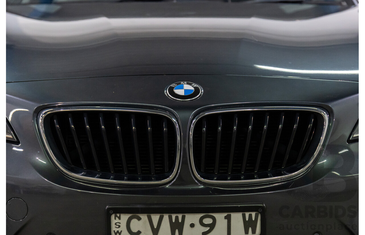 1/2015 BMW 220i M-Sport F22 2d Coupe Mineral Grey Metallic Turbo 2.0L