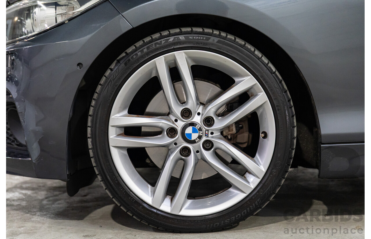 1/2015 BMW 220i M-Sport F22 2d Coupe Mineral Grey Metallic Turbo 2.0L