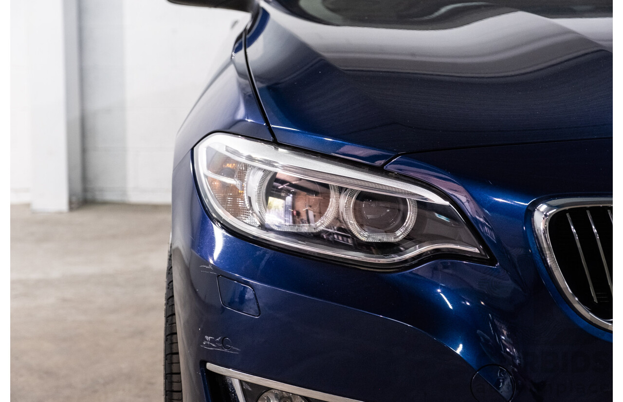 09/2017 BMW 230i Luxury Line (RWD) F22 MY17 2d Coupe Deep Sea Blue Metallic Turbo 2.0L