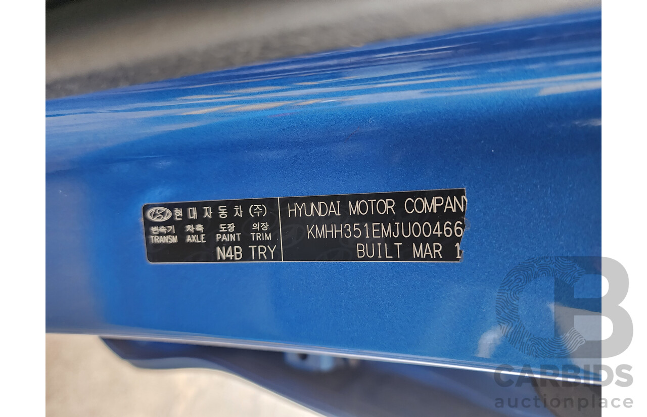 4/2017 Hyundai i30 Active PD MY17 5d Hatchback Blue 2.0L