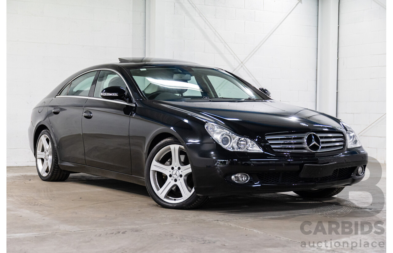 4/2007 Mercedes-Benz CLS 350 219 4d Coupe Obsidian Black Metallic V6 3.5L