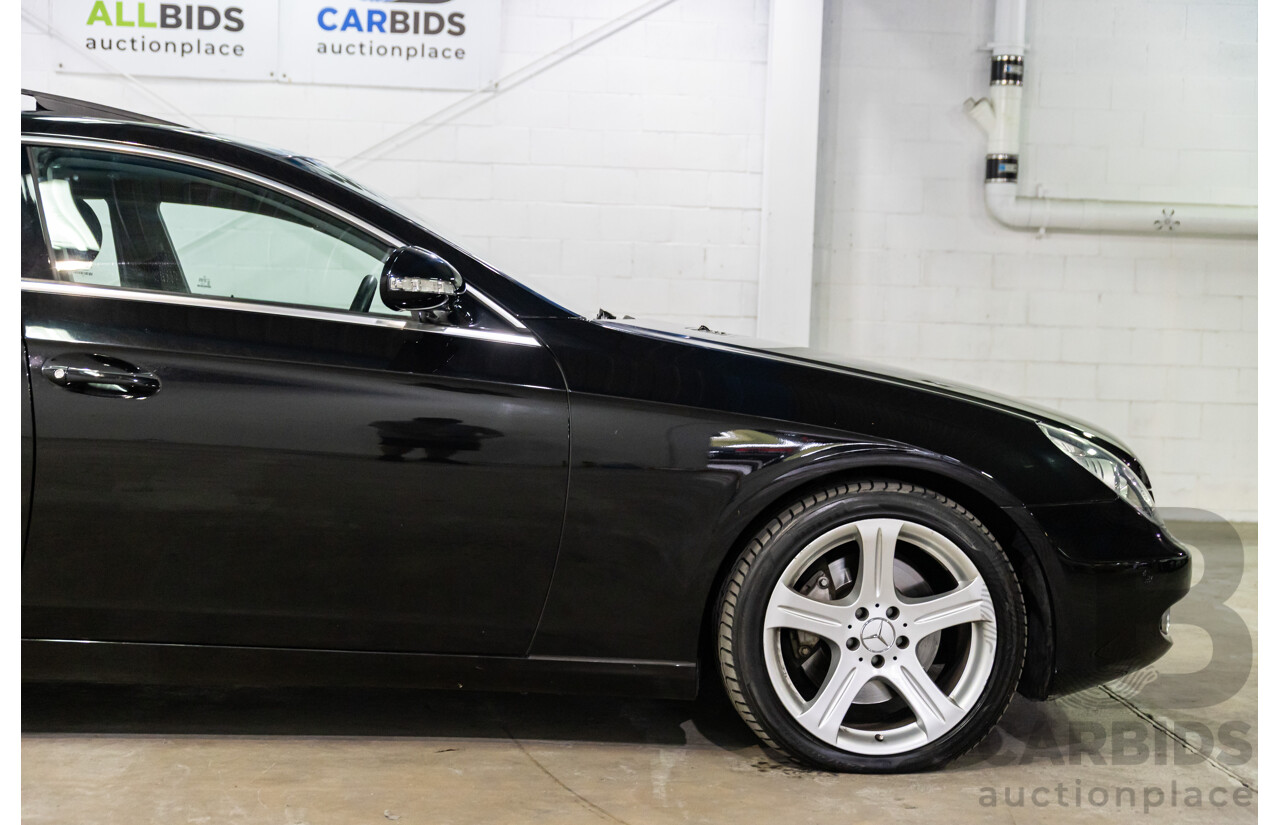 4/2007 Mercedes-Benz CLS 350 219 4d Coupe Obsidian Black Metallic V6 3.5L