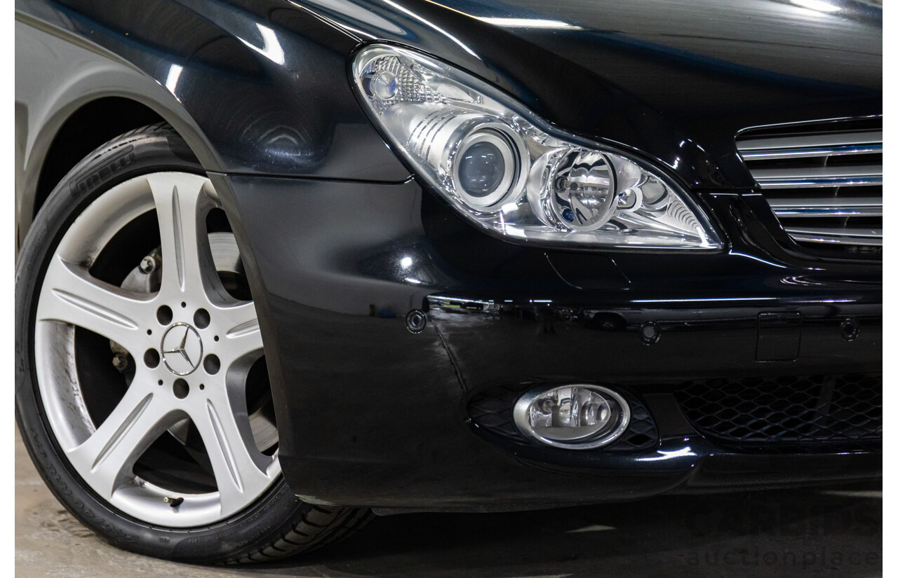 4/2007 Mercedes-Benz CLS 350 219 4d Coupe Obsidian Black Metallic V6 3.5L