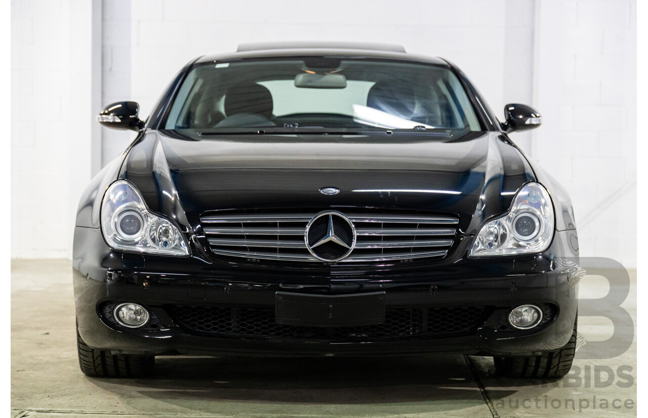 4/2007 Mercedes-Benz CLS 350 219 4d Coupe Obsidian Black Metallic V6 3.5L