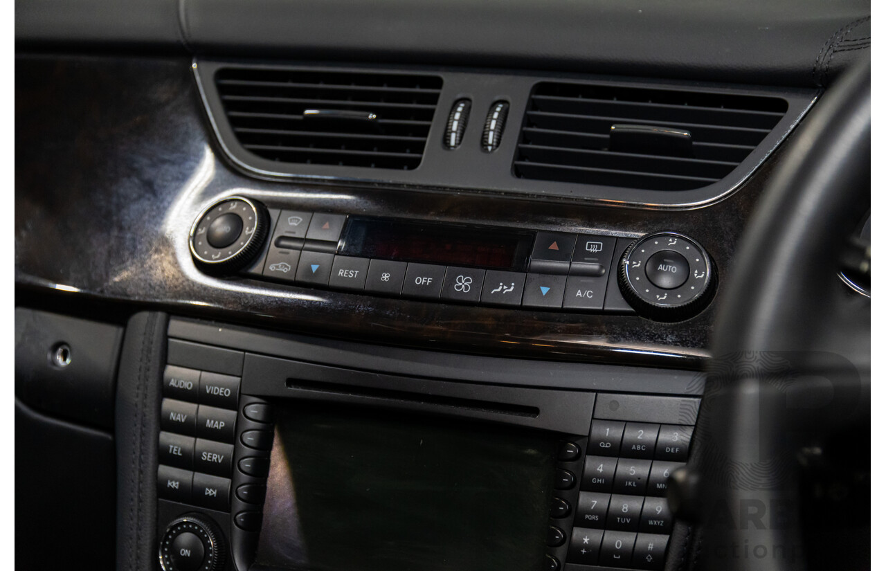 4/2007 Mercedes-Benz CLS 350 219 4d Coupe Obsidian Black Metallic V6 3.5L