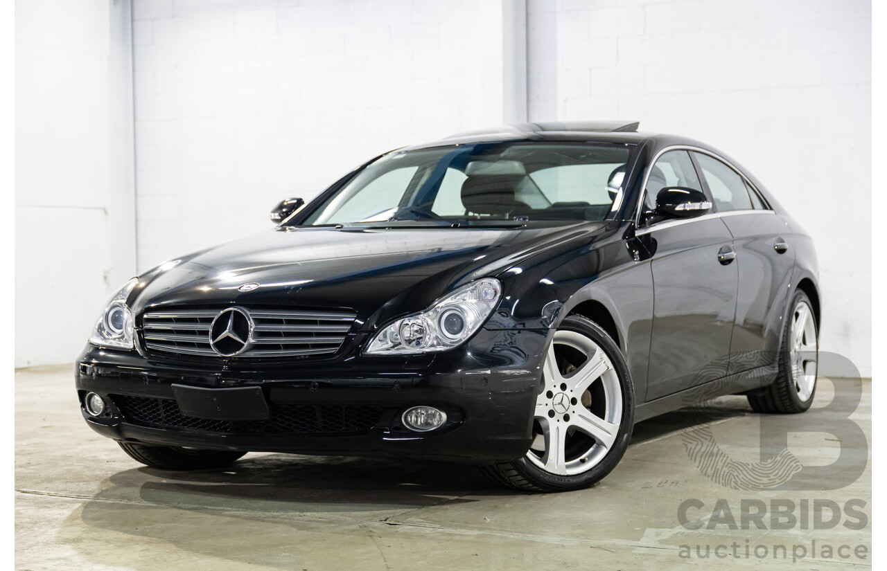 4/2007 Mercedes-Benz CLS 350 219 4d Coupe Obsidian Black Metallic V6 3.5L