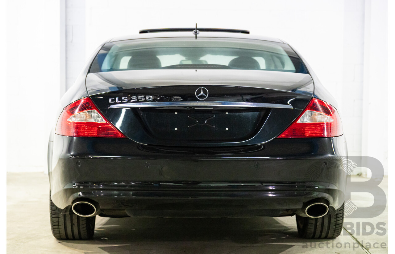 4/2007 Mercedes-Benz CLS 350 219 4d Coupe Obsidian Black Metallic V6 3.5L