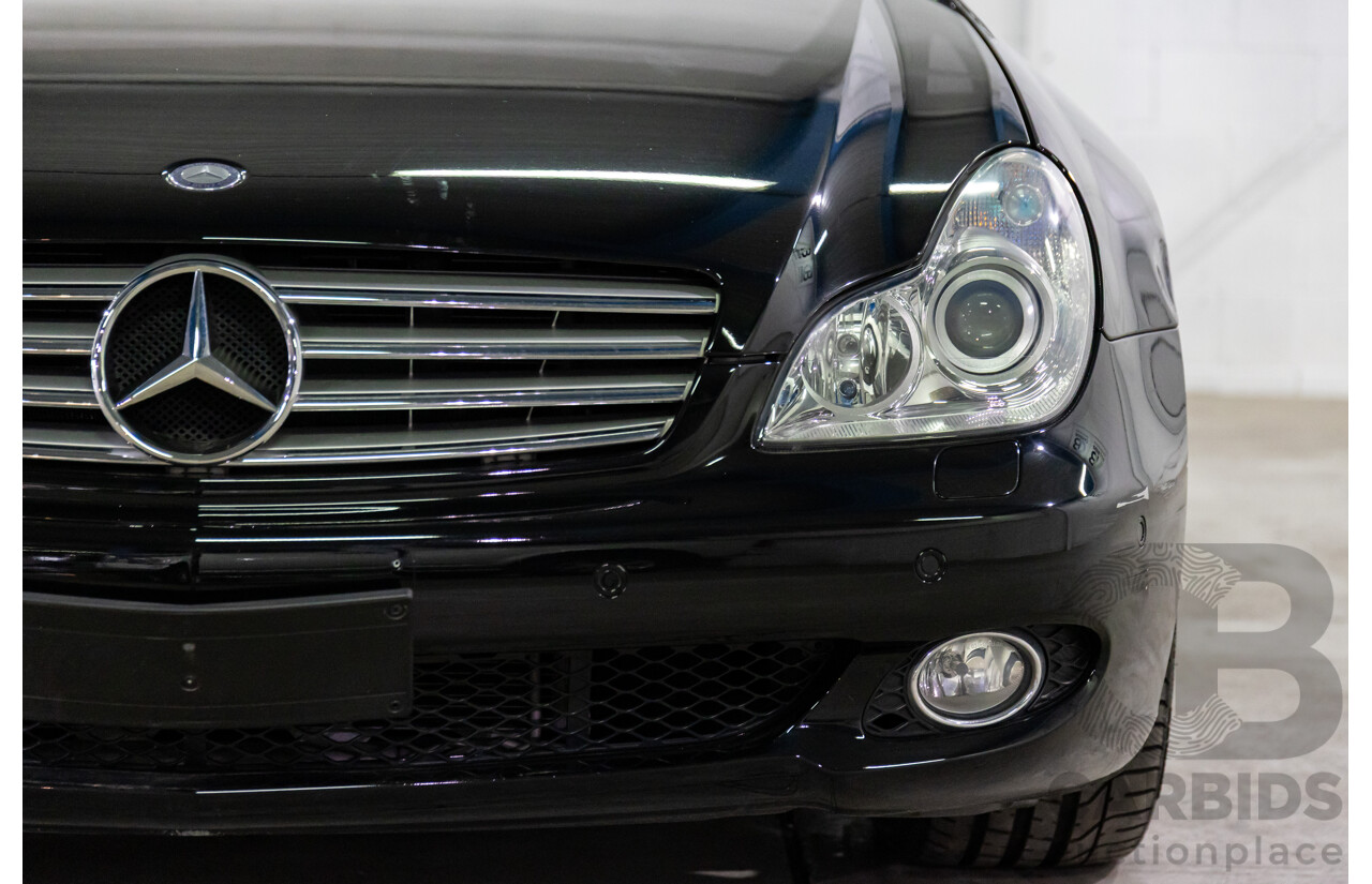 4/2007 Mercedes-Benz CLS 350 219 4d Coupe Obsidian Black Metallic V6 3.5L