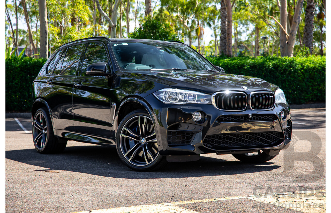 08/2016 BMW X5 M (AWD) F85 MY16 4d Wagon Black Sapphire Metallic Twin Turbo V8 4.4L