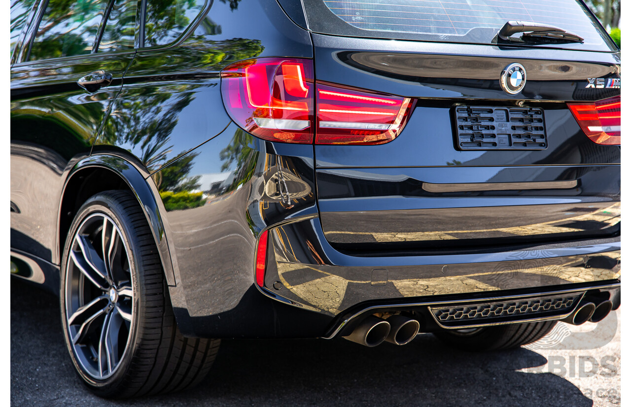 08/2016 BMW X5 M (AWD) F85 MY16 4d Wagon Black Sapphire Metallic Twin Turbo V8 4.4L