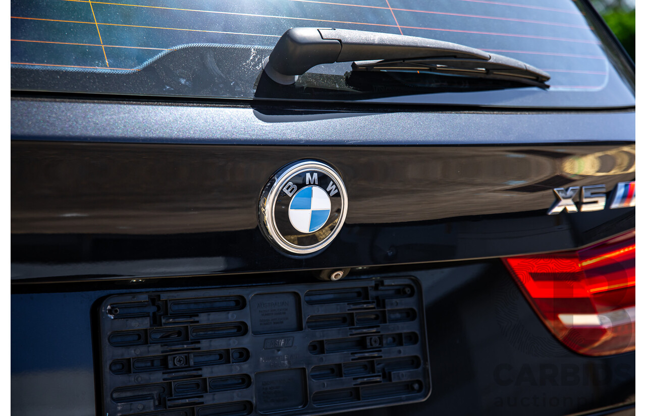 08/2016 BMW X5 M (AWD) F85 MY16 4d Wagon Black Sapphire Metallic Twin Turbo V8 4.4L