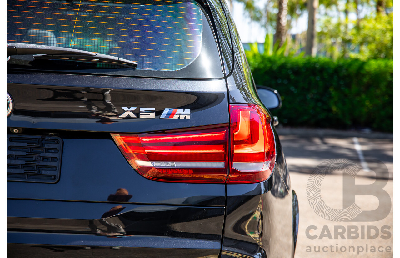 08/2016 BMW X5 M (AWD) F85 MY16 4d Wagon Black Sapphire Metallic Twin Turbo V8 4.4L