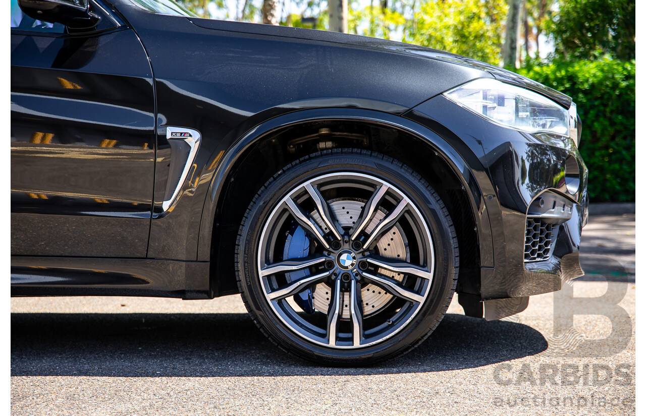 08/2016 BMW X5 M (AWD) F85 MY16 4d Wagon Black Sapphire Metallic Twin Turbo V8 4.4L