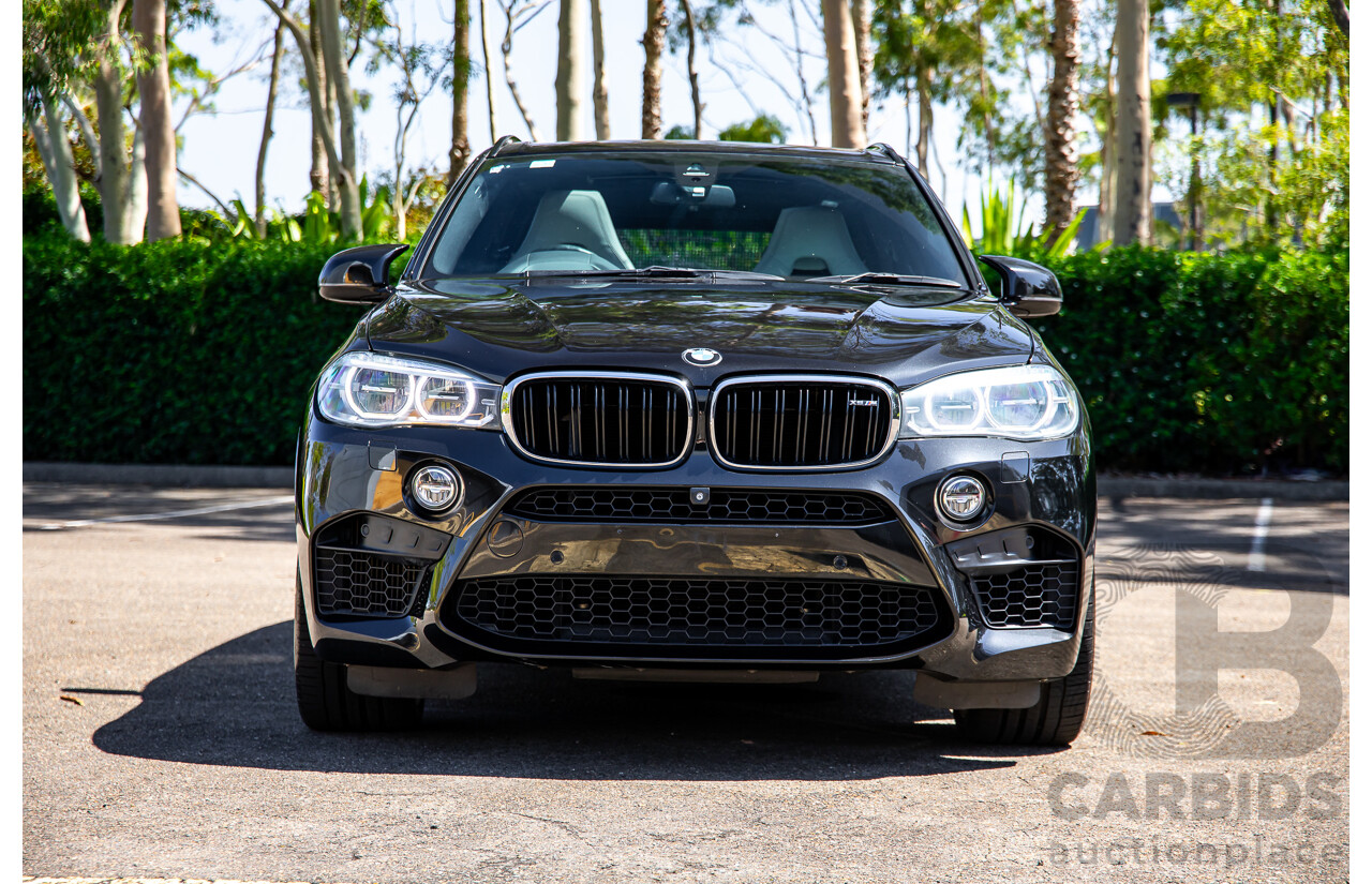08/2016 BMW X5 M (AWD) F85 MY16 4d Wagon Black Sapphire Metallic Twin Turbo V8 4.4L