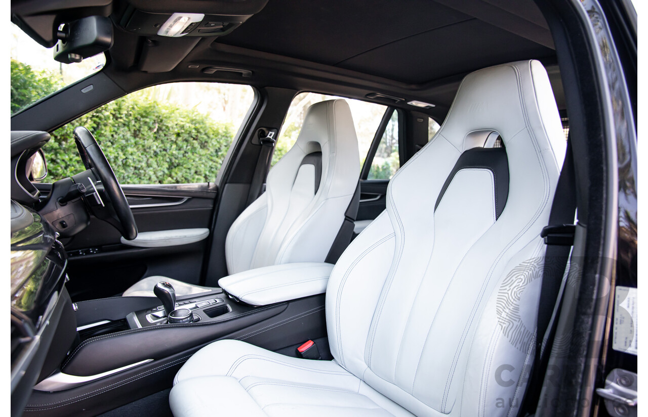 08/2016 BMW X5 M (AWD) F85 MY16 4d Wagon Black Sapphire Metallic Twin Turbo V8 4.4L