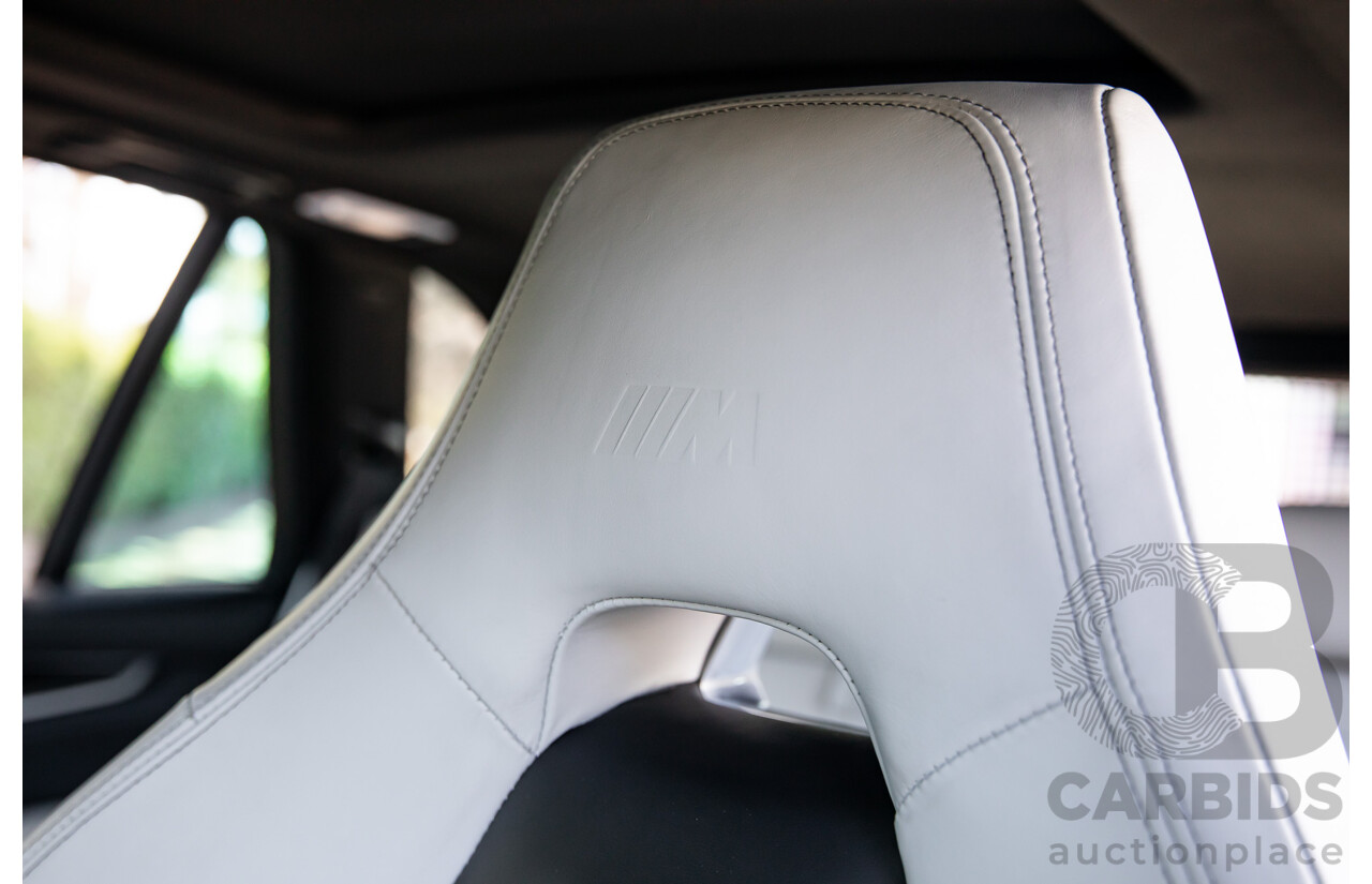 08/2016 BMW X5 M (AWD) F85 MY16 4d Wagon Black Sapphire Metallic Twin Turbo V8 4.4L