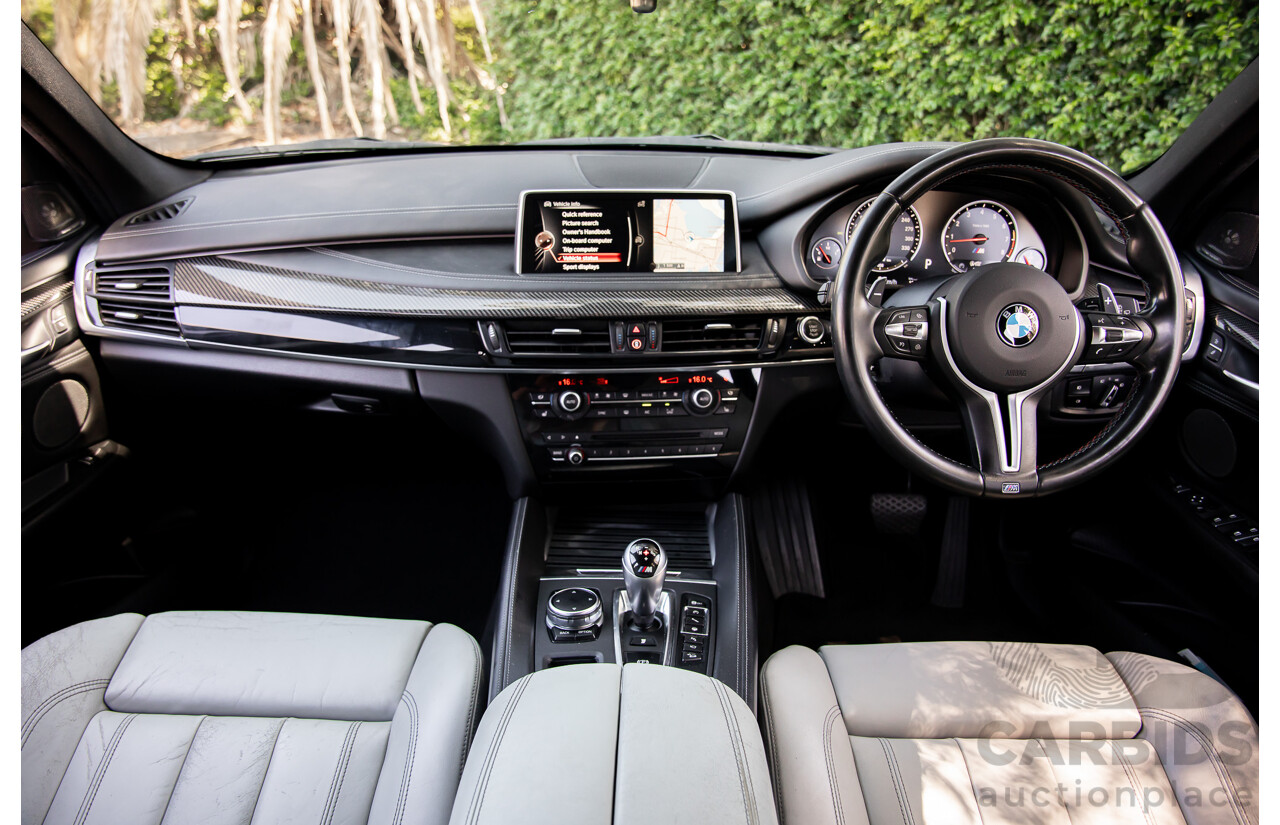 08/2016 BMW X5 M (AWD) F85 MY16 4d Wagon Black Sapphire Metallic Twin Turbo V8 4.4L