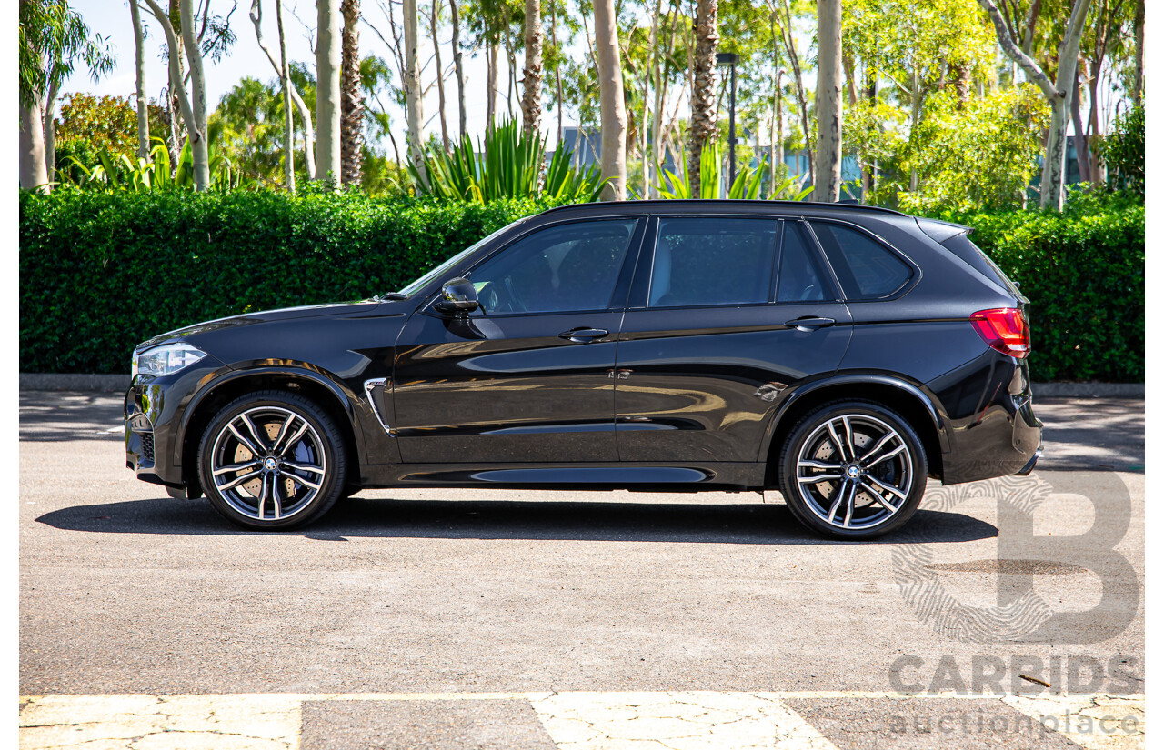 08/2016 BMW X5 M (AWD) F85 MY16 4d Wagon Black Sapphire Metallic Twin Turbo V8 4.4L