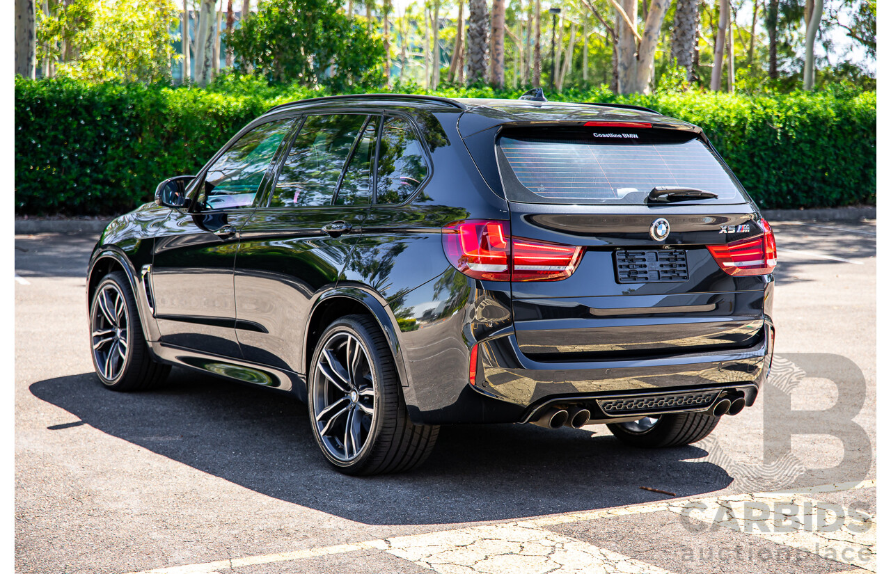 08/2016 BMW X5 M (AWD) F85 MY16 4d Wagon Black Sapphire Metallic Twin Turbo V8 4.4L