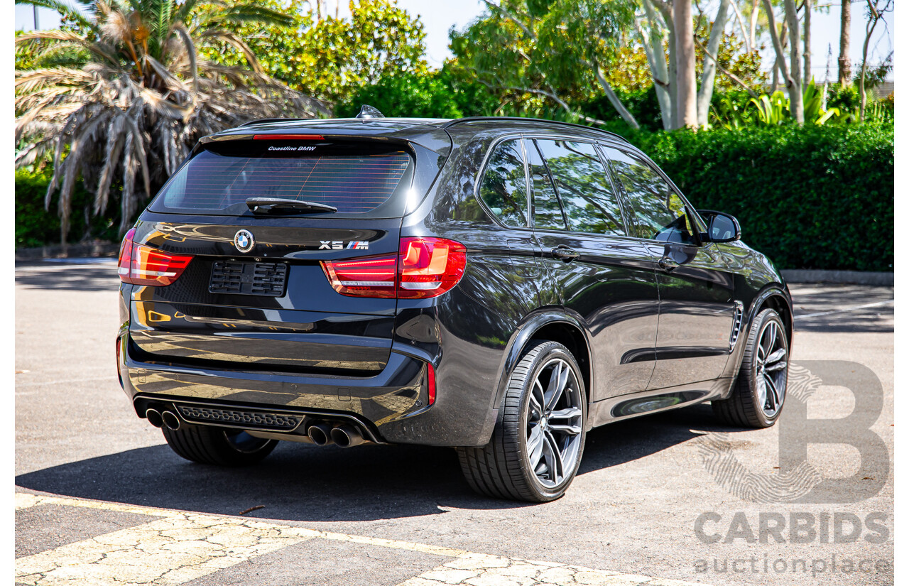 08/2016 BMW X5 M (AWD) F85 MY16 4d Wagon Black Sapphire Metallic Twin Turbo V8 4.4L