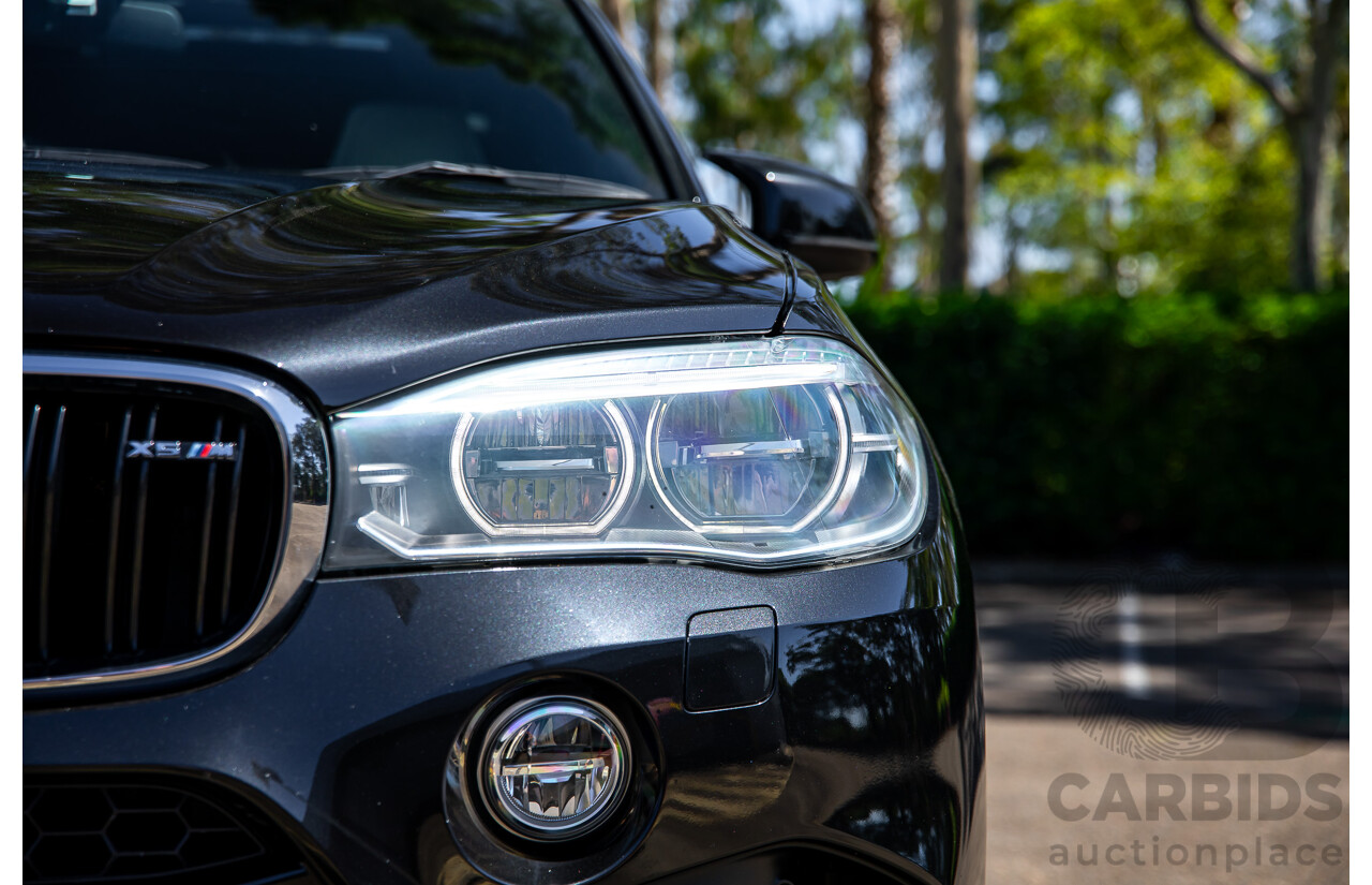 08/2016 BMW X5 M (AWD) F85 MY16 4d Wagon Black Sapphire Metallic Twin Turbo V8 4.4L