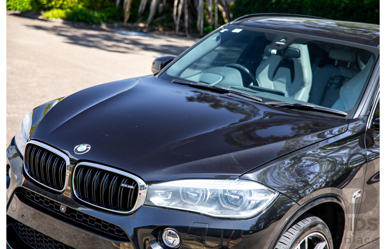 08/2016 BMW X5 M (AWD) F85 MY16 4d Wagon Black Sapphire Metallic Twin Turbo V8 4.4L