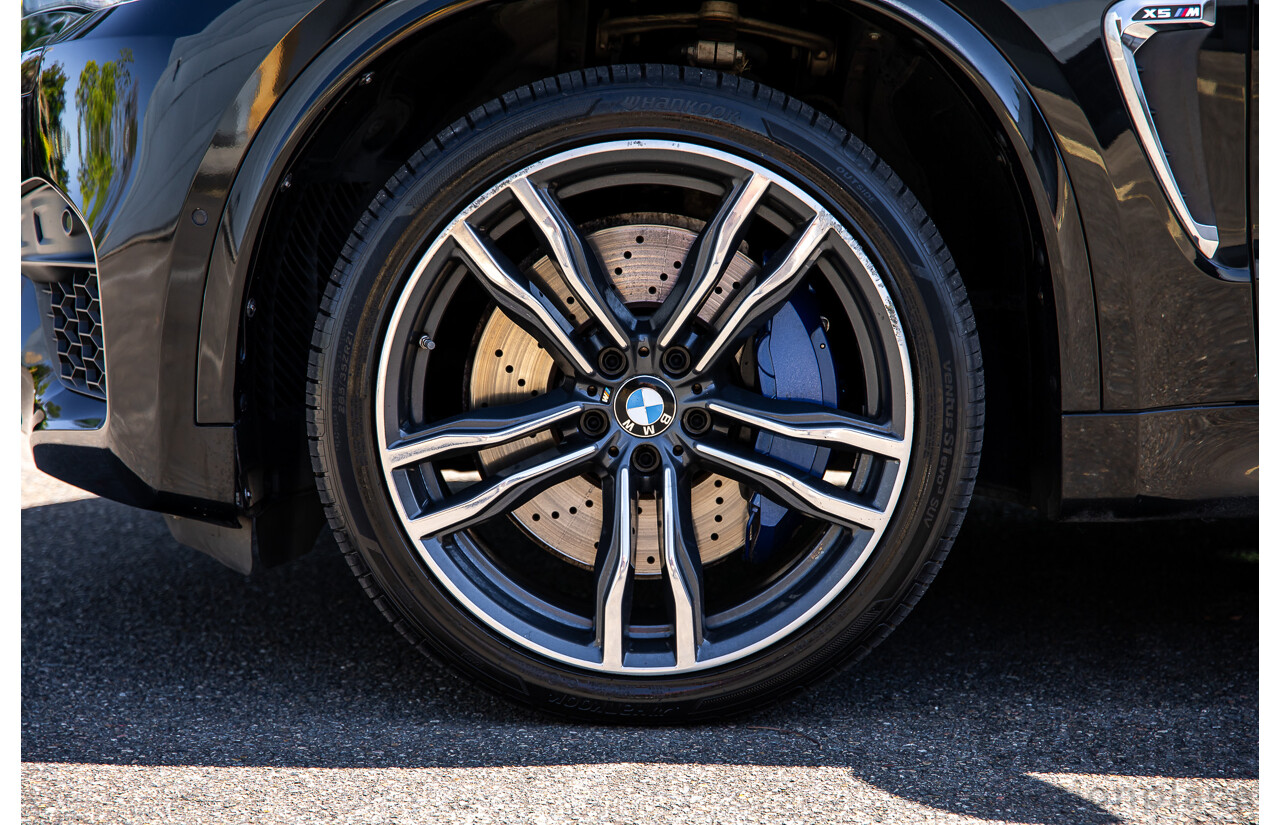 08/2016 BMW X5 M (AWD) F85 MY16 4d Wagon Black Sapphire Metallic Twin Turbo V8 4.4L