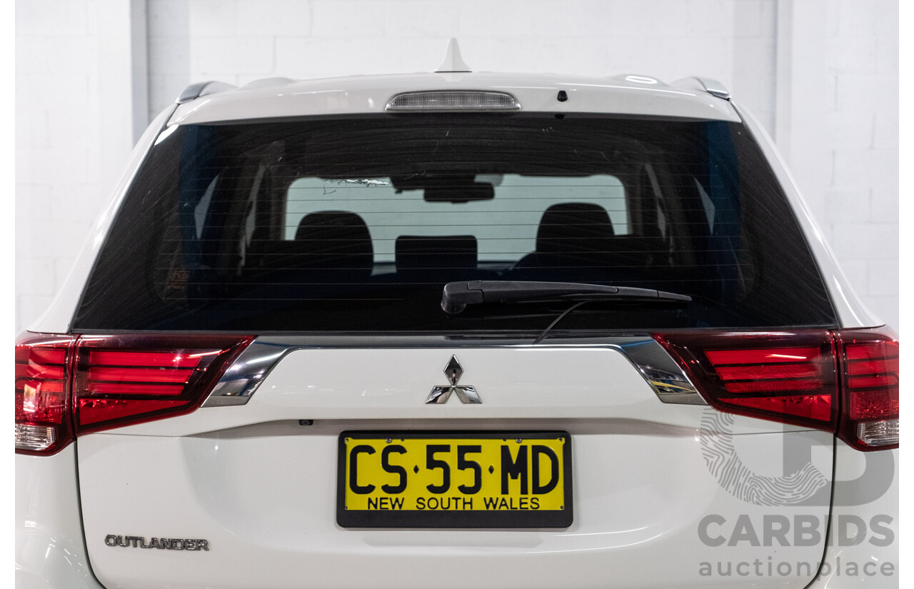 04/2019 Mitsubishi Outlander ES ADAS (FWD) ZL MY19 4d Wagon Solid White 2.4L