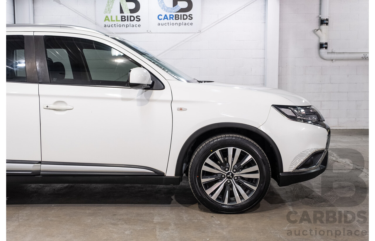 04/2019 Mitsubishi Outlander ES ADAS (FWD) ZL MY19 4d Wagon Solid White 2.4L